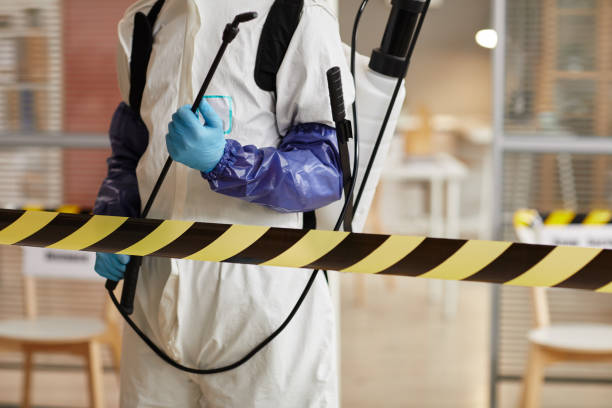 Professional Biohazard technician working in Medimont, ID